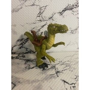 Mattel 2015 Imaginext (CDX08) Raptor Dinosaur 4" High Action Figure Works